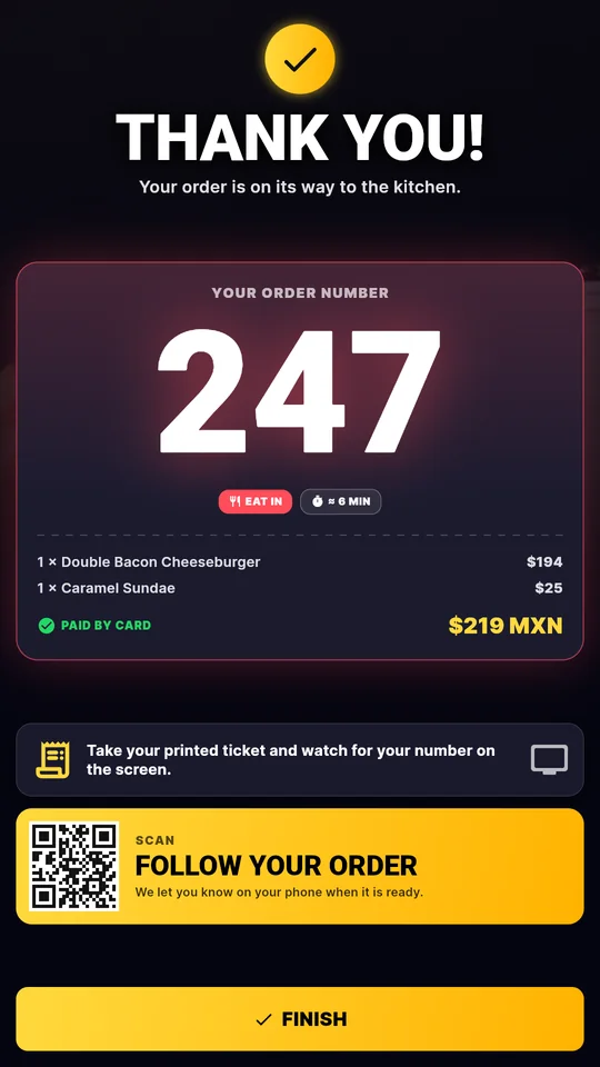Screenshot: Your number