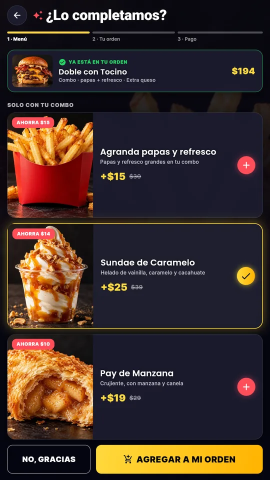 Captura: Sugerencia